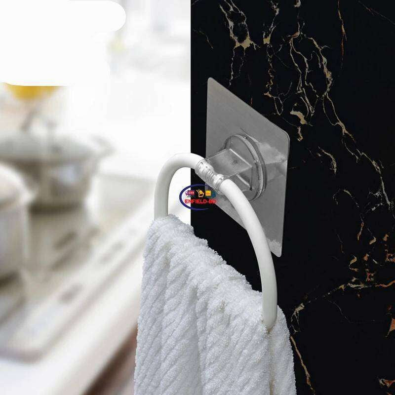 Self-Adhesive Wall-Mounted Towel Rack