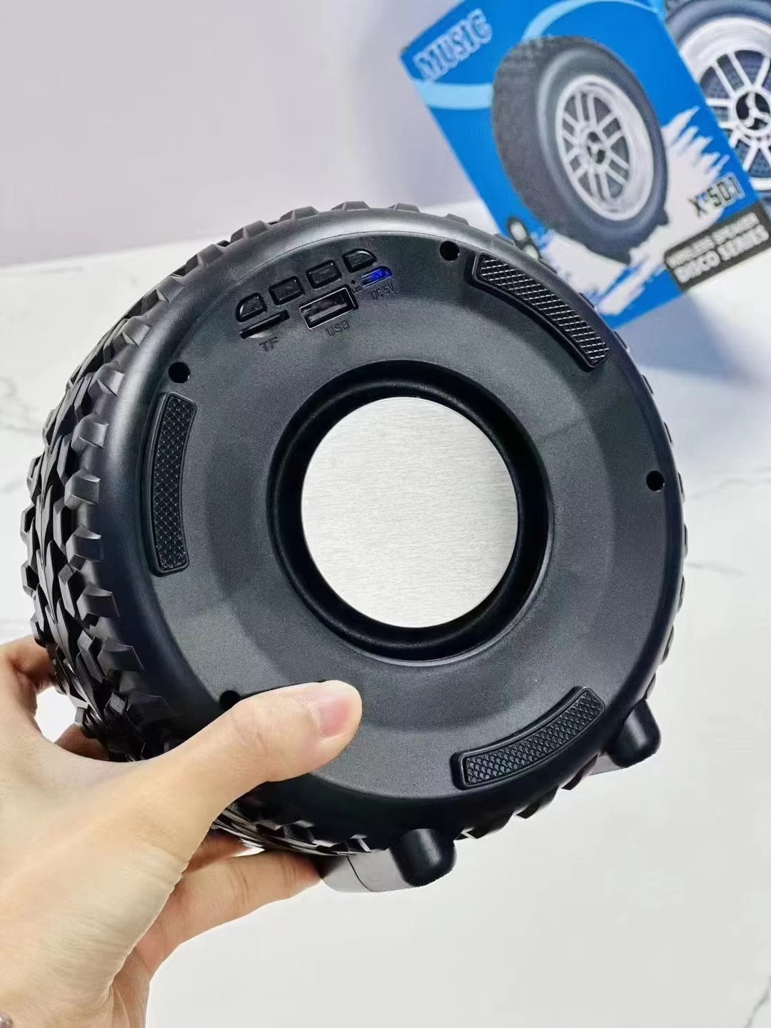 X-501 Tire-Shaped Bluetooth Speaker