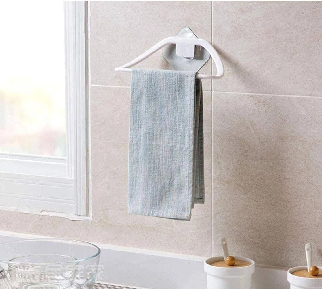 Self-Adhesive Wall-Mounted Towel Rack