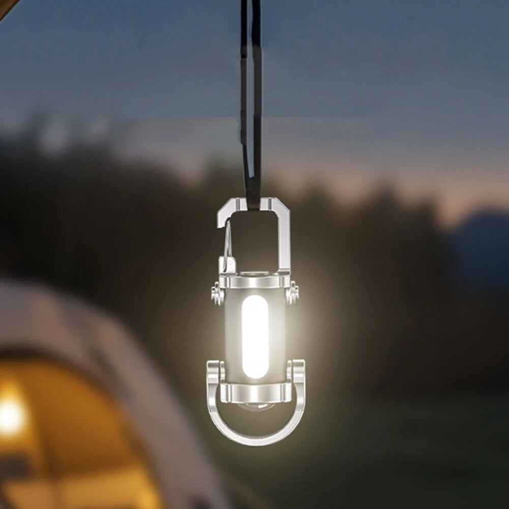 Mini Multi-Functional COB Keychain Flashlight