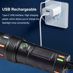High Power Rechargeable LED Flashlight