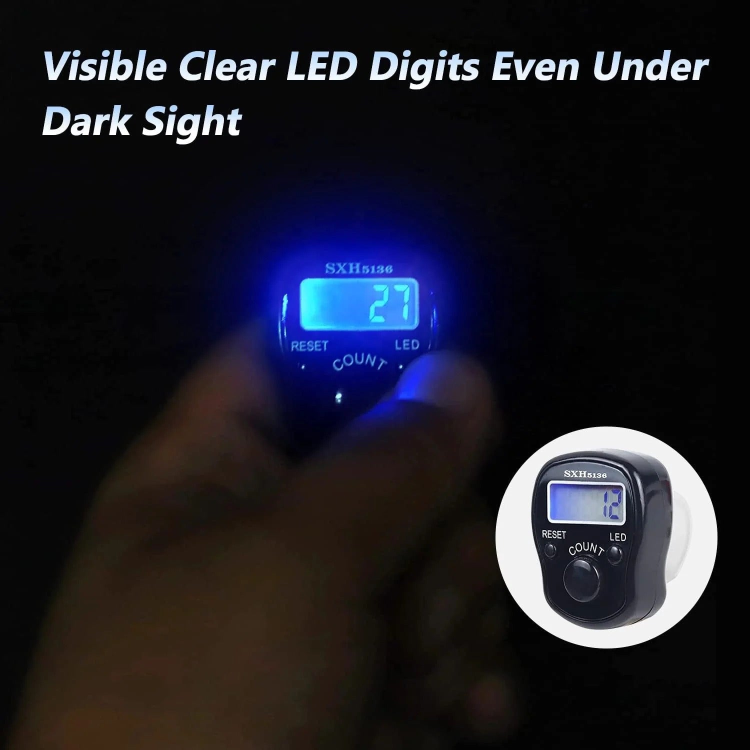 Digital Tasbih Tally counter with LED light