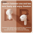 Q86 Retro Camera Style Wireless Bluetooth Headset Semi-In-Ear