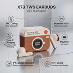 Wireless Bluetooth Earphones TWS X73 CYXG