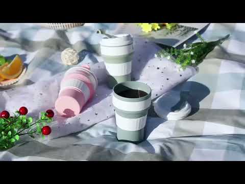 Foldable Silicone Travel Mug (BPA Free)